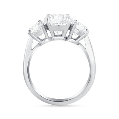 Three Stone Oval Cut Diamond Engagement Ring 1.50 Ct. Tw.