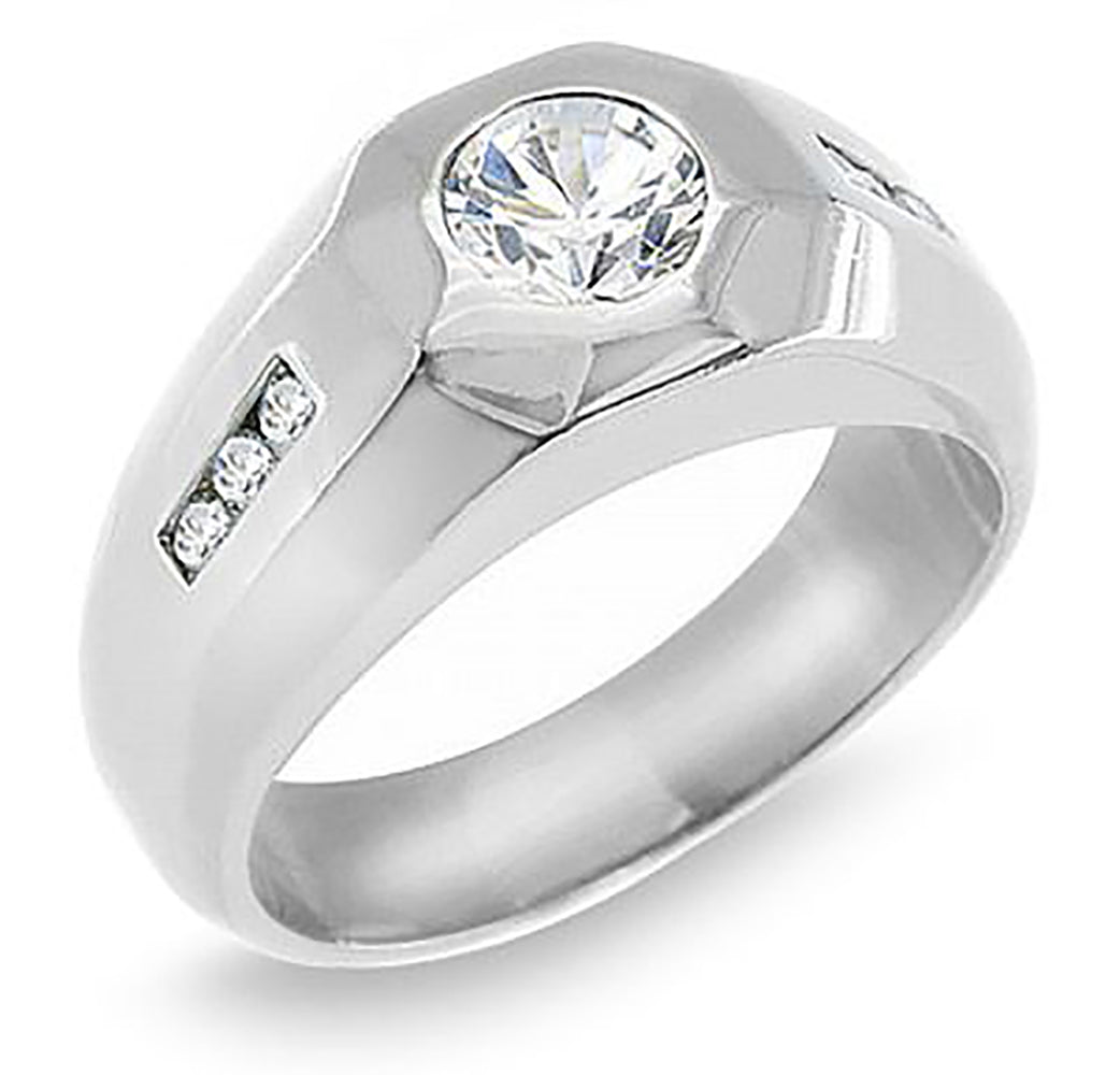 Men's 1.24 Ct. Tw. Brilliant Round Cut Diamond Ring