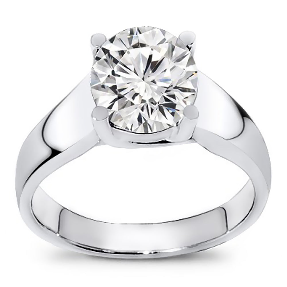 0.25-1.00 Carat Brilliant Round Cut Solitaire Diamond Engagement Ring