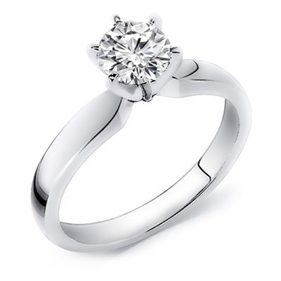 0.25-1.00 Carat Brilliant Round Cut Diamond Solitaire Engagement Ring