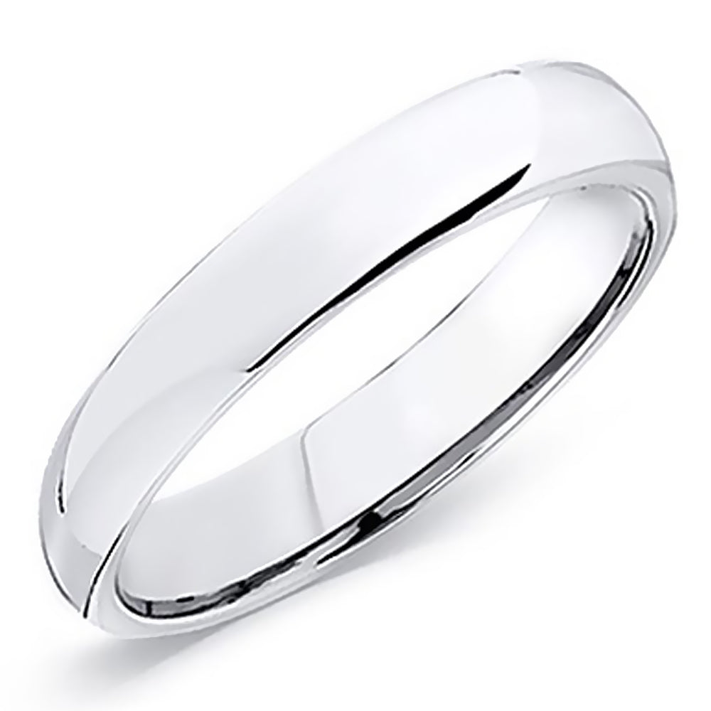Solid Gold 5MM Plain Wedding Band Comfort Fit