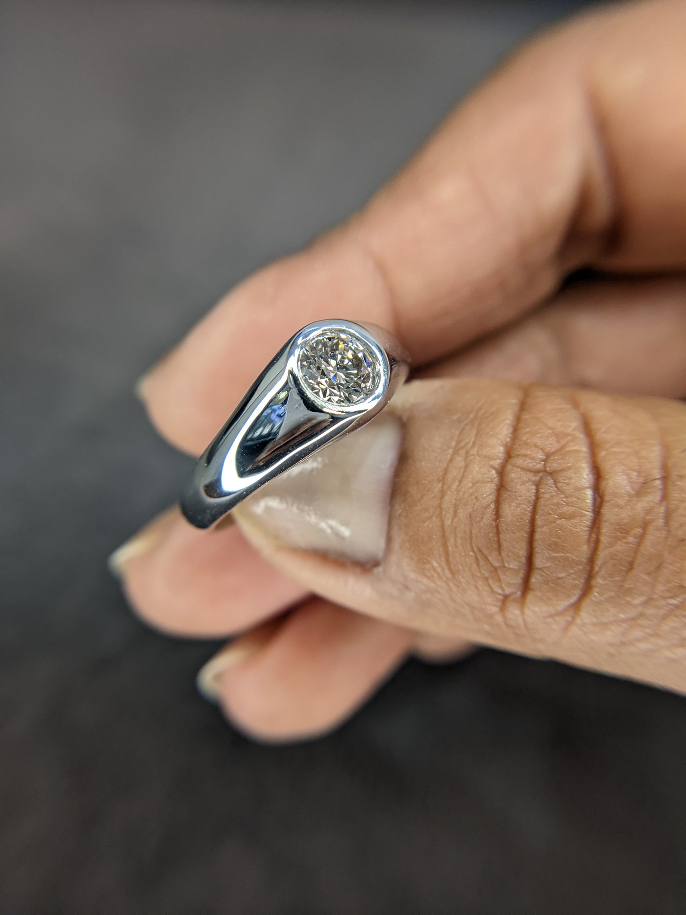 Men's Bezel Ring