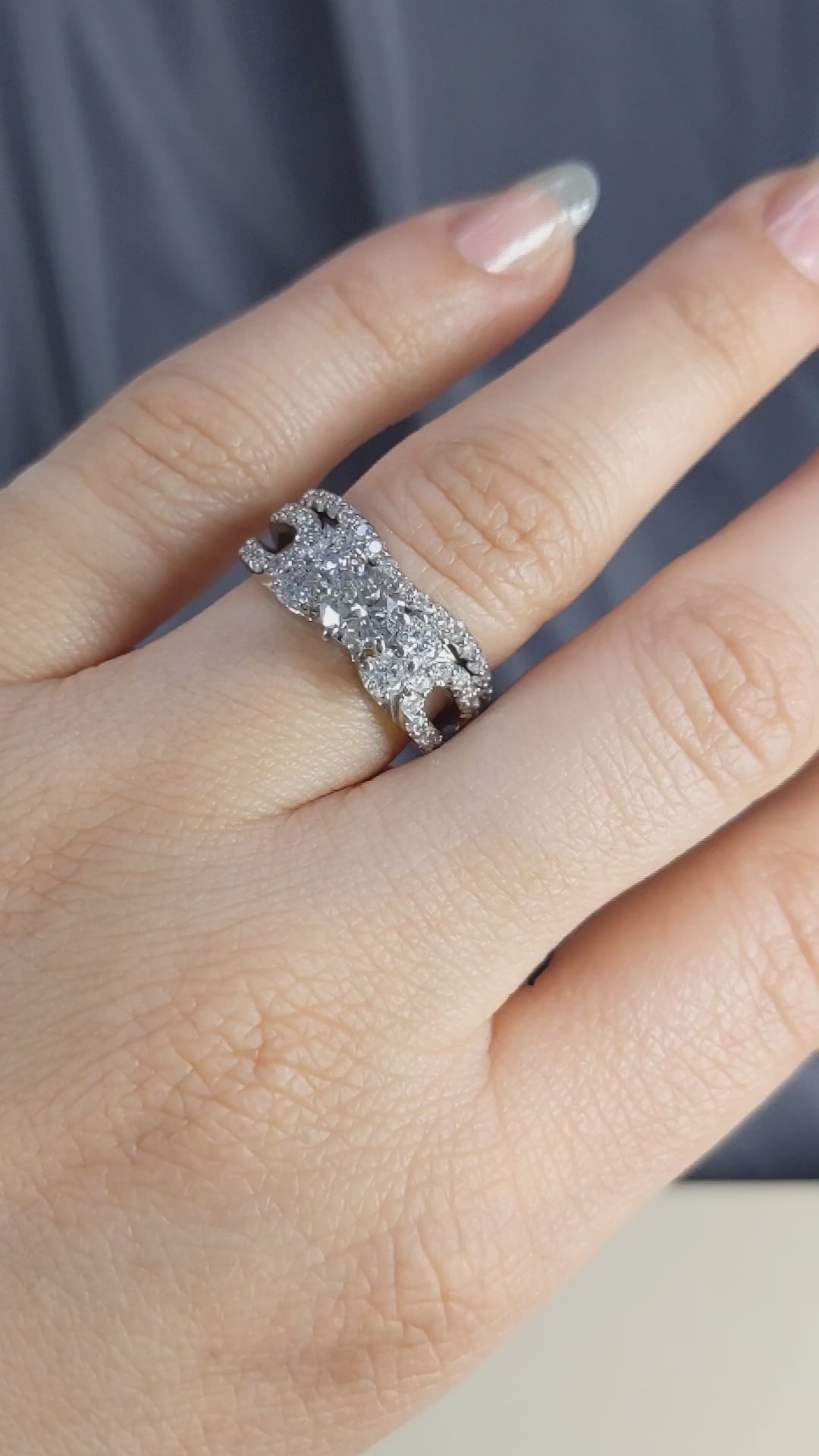 2.50 Ct. Tw. Brilliant Round  Diamond Engagement Wedding Ring Set
