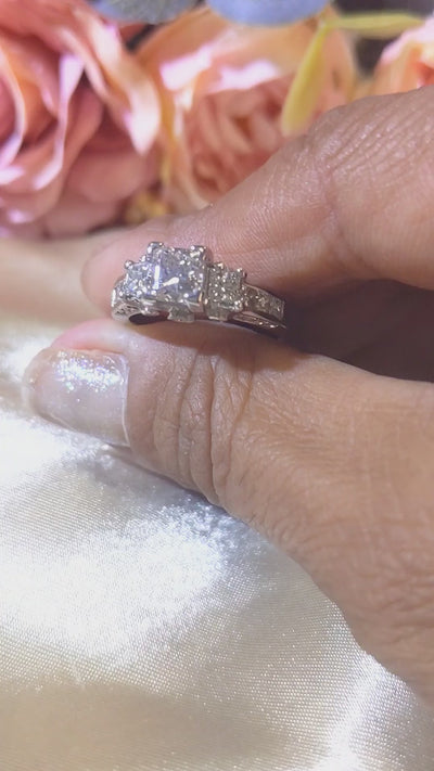Women's 1.85 Ct. Tw. Three Stone Diamond Engagement Ring