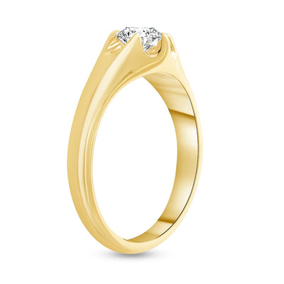Men's 0.75 Ct. Tw. Round Cut Natural Diamond Solitaire Ring
