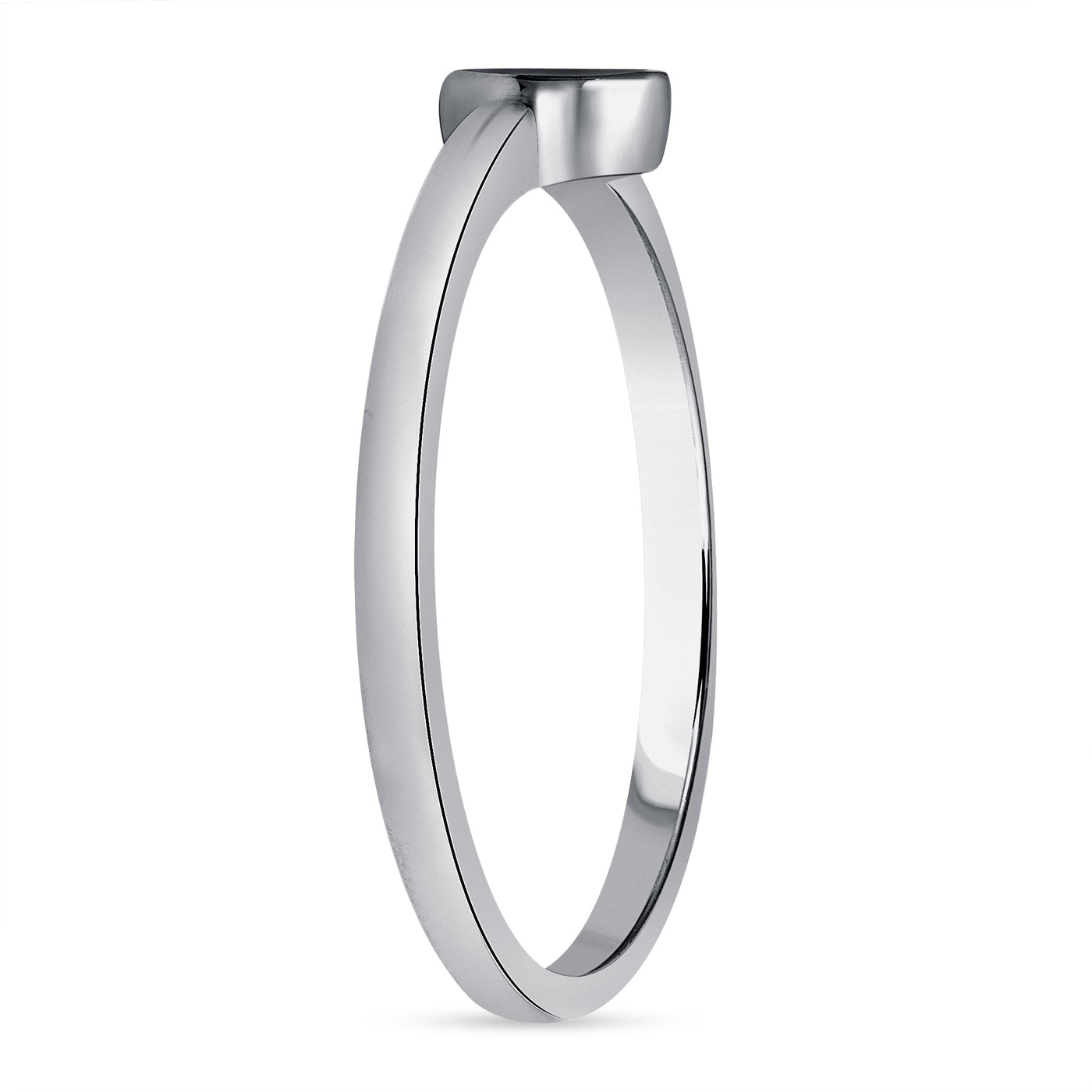 Tear Drop 0.16 Carat Round Cut Diamond Ring
