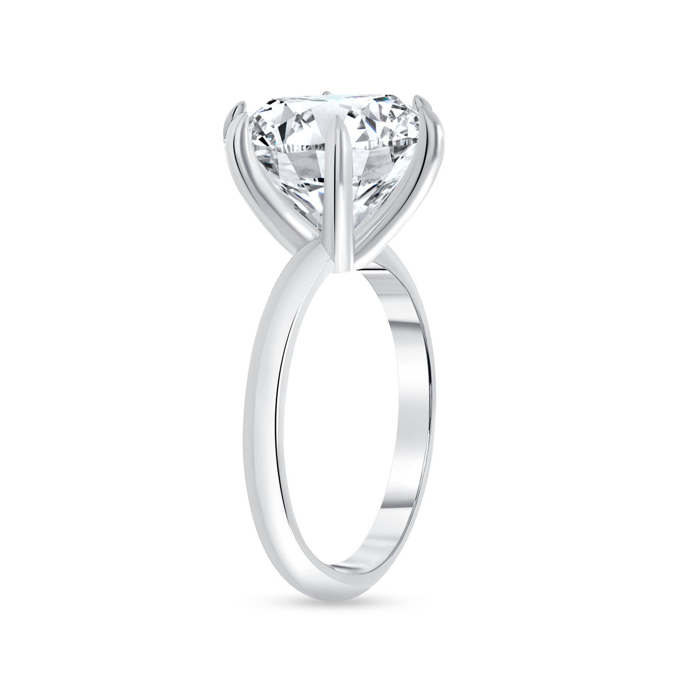 0.50-2.00 Ct. Tw. Six-Prong Solitaire Round Cut Diamond Engagement Ring