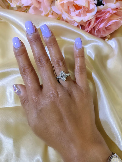 1.25 Carat Marquise Cut Diamond Engagement Ring