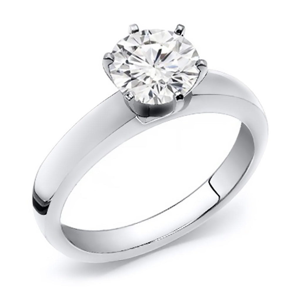 Engagement 0.75 Ct. Tw. Brilliant Round Cut Diamond Solitaire Ring