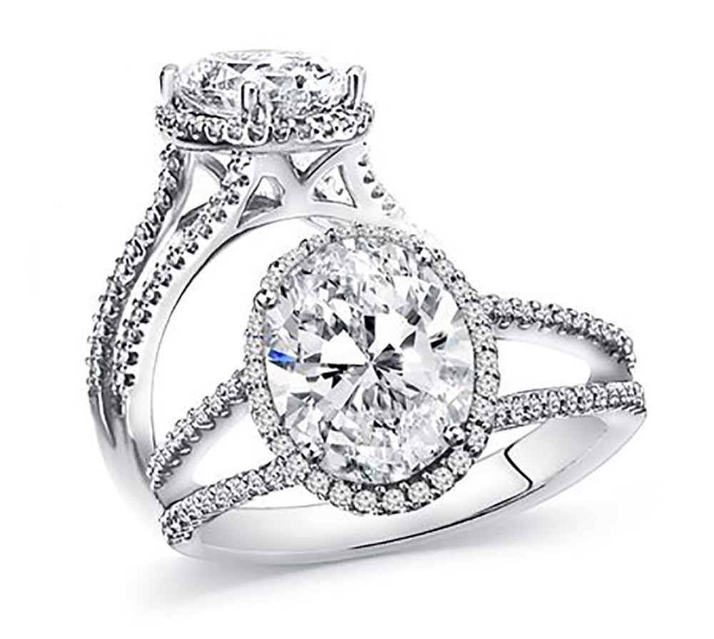 1.25 Carat Oval Cut Diamond Engagement Ring