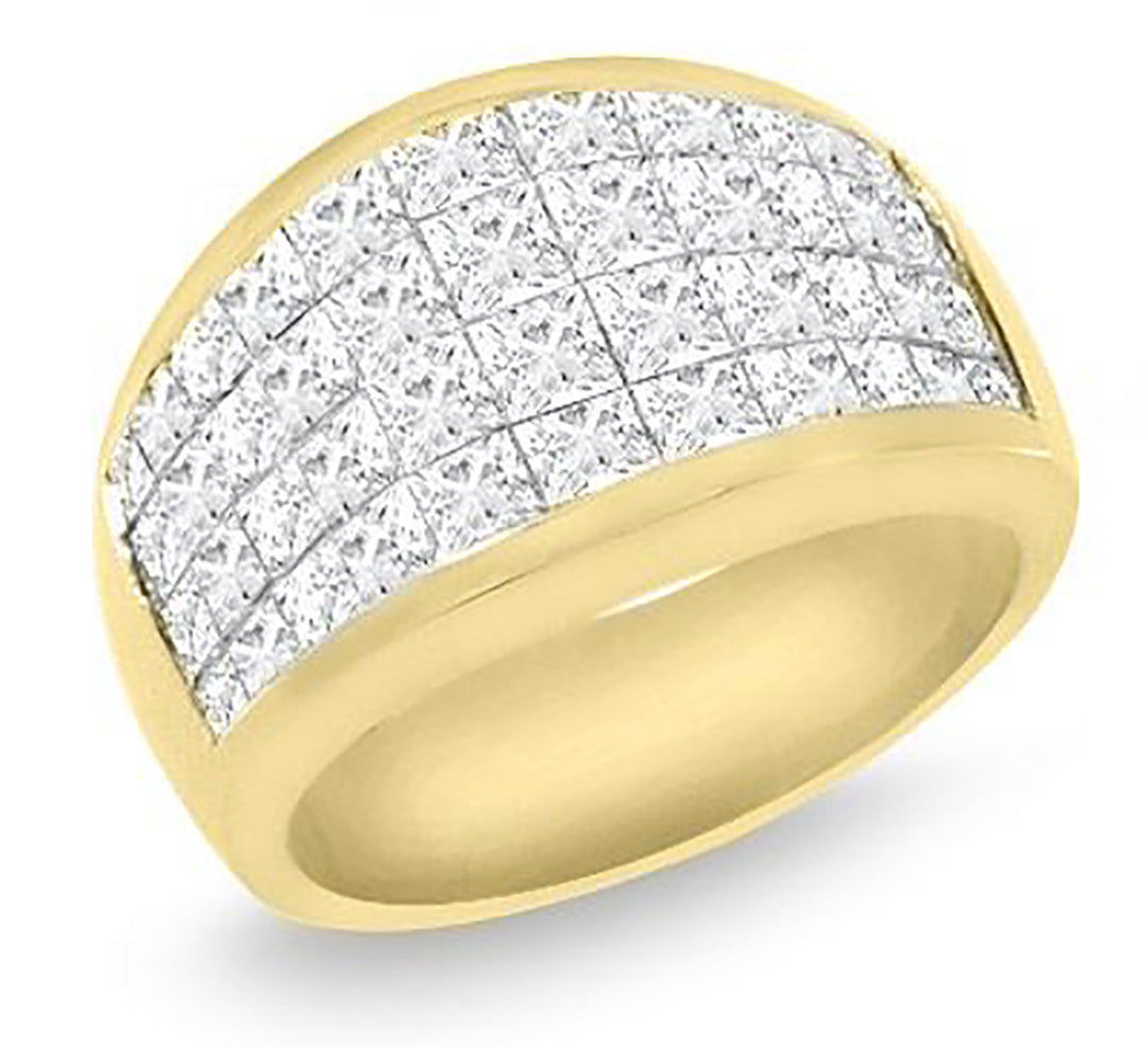 Princess Cut Diamond Ring Band – WORLDJEWELS1