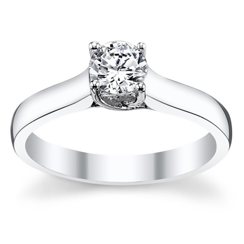 0.50-2.00 Carat Brilliant Round Cut Diamond Solitaire Engagement Ring