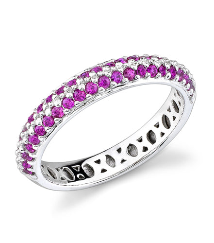1.00 Ct. Tw. Natural Pink Sapphire Band