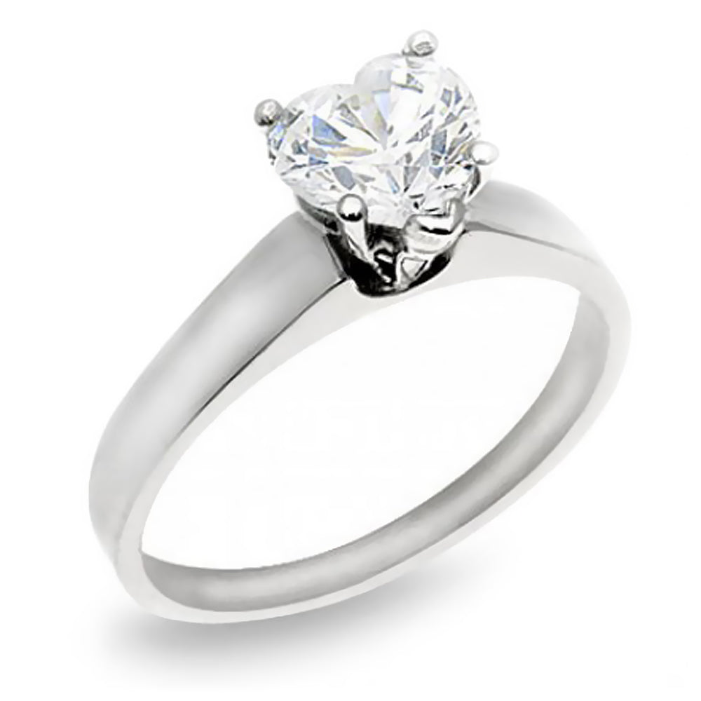 Engagement 1.25 Ct. Tw. Heart Cut Diamond Solitaire Ring