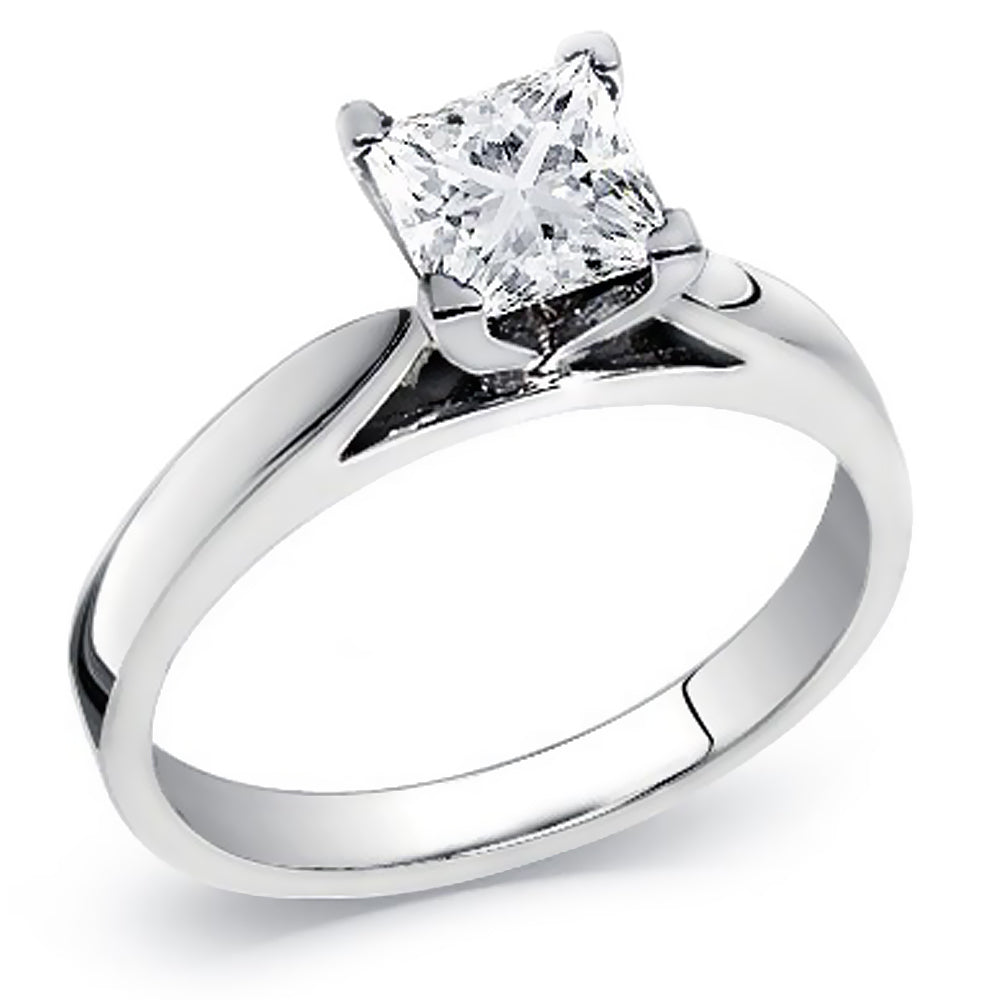 Engagement 0.65 Ct. Tw. Princess Cut Diamond Solitaire Ring
